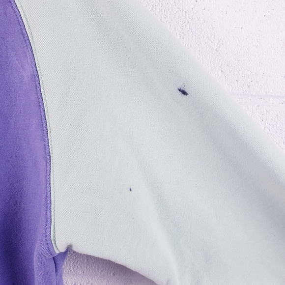 Teddy Fresh Colorblock Hoodie 2.0 Bear Pink Yellow Purple Pullover Size Small - Picture 9 of 13